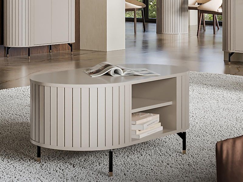 Compleo Couchtisch mit Ablagefach, Tee Tisch, günstig online kaufen
