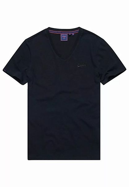 Superdry T-Shirt Superdry Herren T-Shirt VINTAGE LOGO EMB VEE TEE Black Sch günstig online kaufen