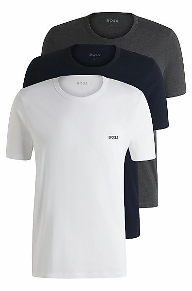 BOSS T-Shirt "Rundhals BOSS ONE", 3 Stk. mit dezentem BOSS Logo-Print günstig online kaufen