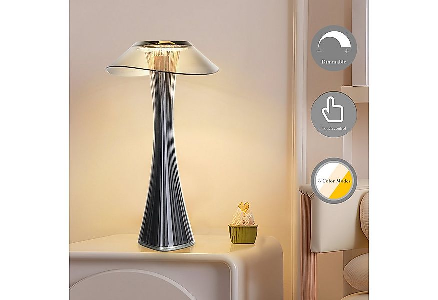 Nettlife LED Nachttischlampe Dimmbar Modern USB mit 3 Helligkeitsstufen Tis günstig online kaufen