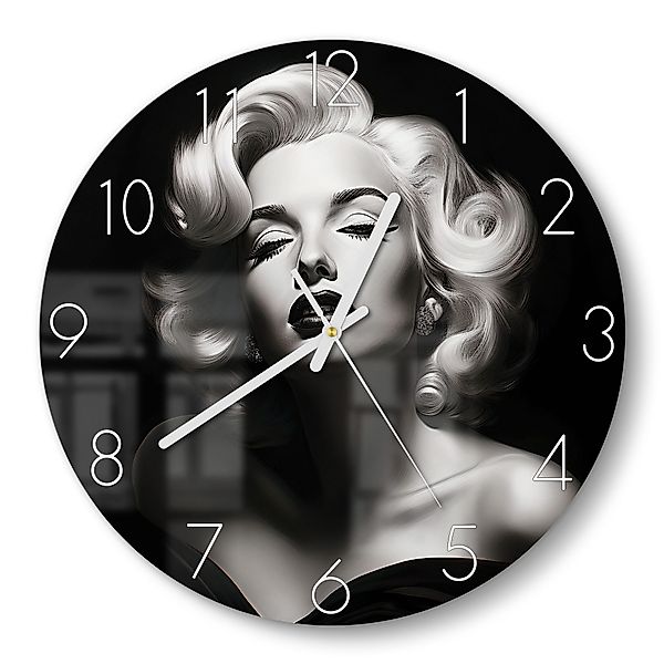 DEQOART Wanduhr 'Ewiger Glamour' (Glas Glasuhr günstig online kaufen