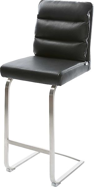 DELIFE Barhocker Pela-Flex, Freischwinger flach Edelstahl günstig online kaufen