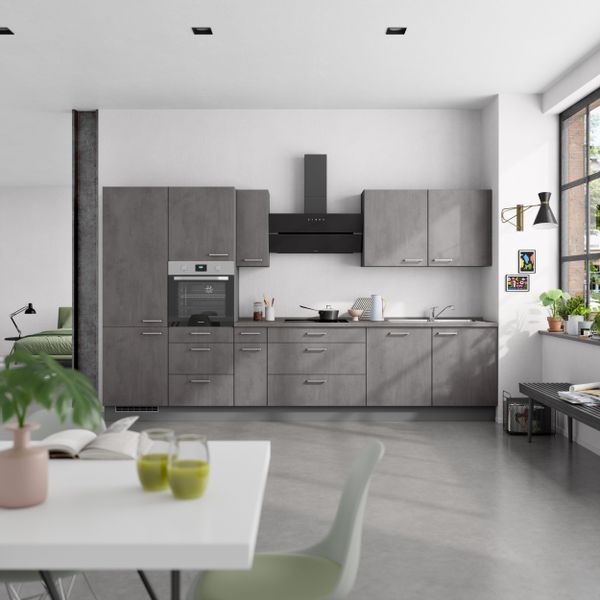 nobilia Küchenzeile ""Riva II"" vormontiert, Ausrichtung wählbar, Breite 36 günstig online kaufen