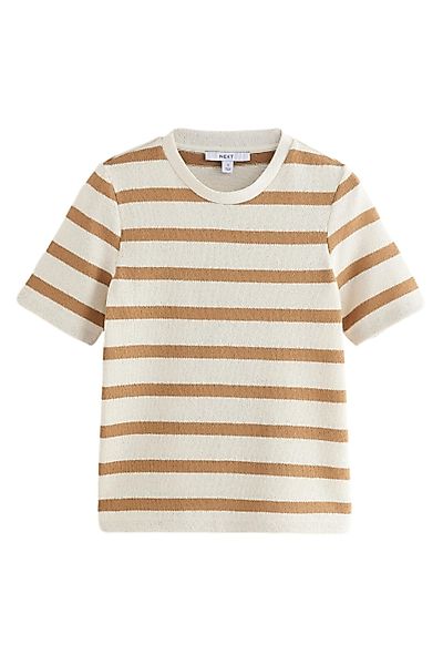 Next T-Shirt Kurzarm-T-Shirt aus Strick mit günstig online kaufen