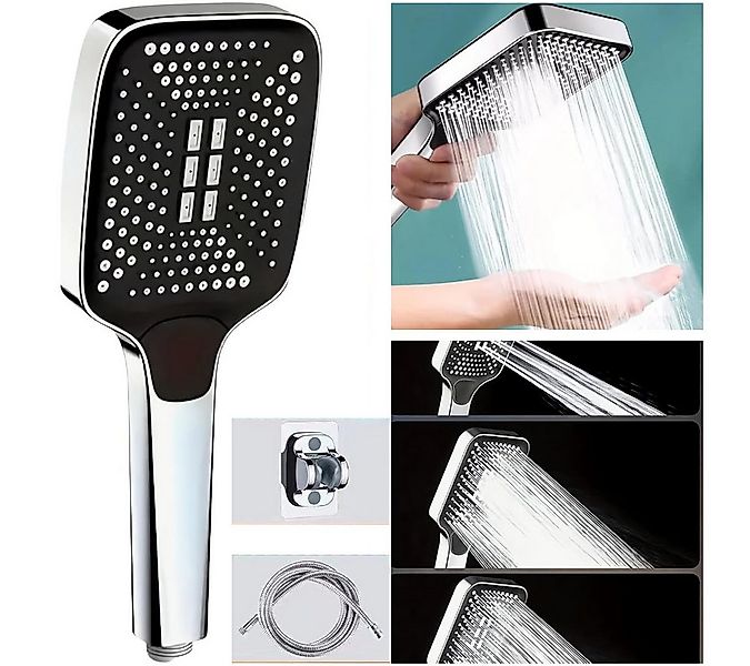 MOPUEA Duschbrause Duschkopf mit Schlauch Handbrause Hochdruck Duschkopf Wa günstig online kaufen