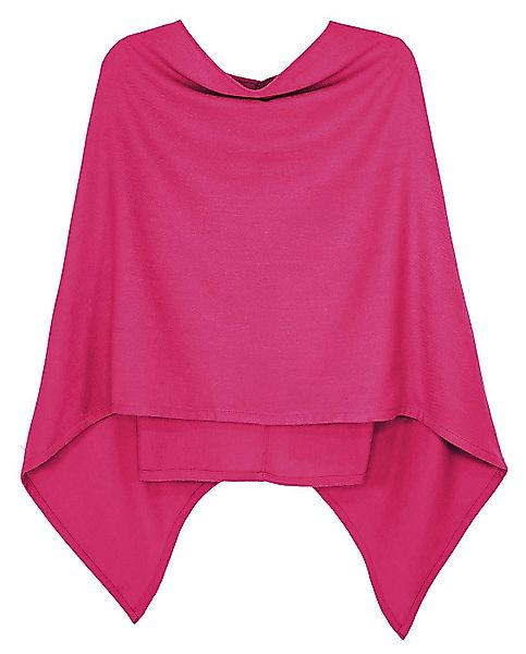 dy_mode Strickponcho Damen Poncho in Unifarben günstig online kaufen