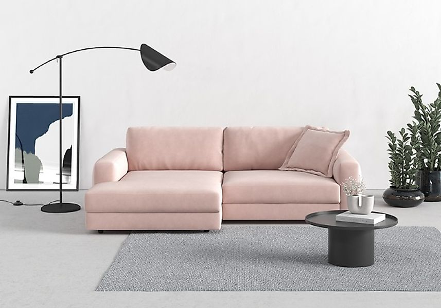 TRENDMANUFAKTUR Ecksofa »Bourbon, Mega Designsofa mit tollem Sitzkomfort, B günstig online kaufen