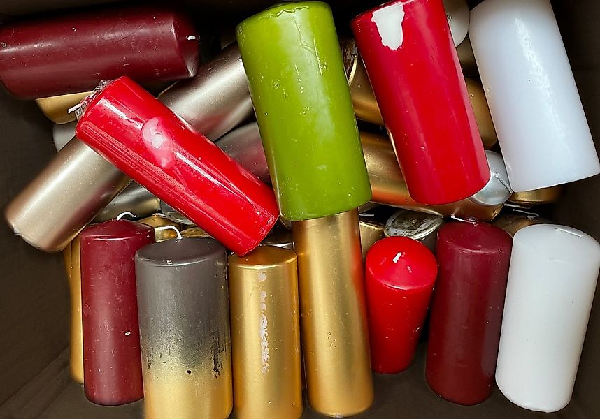 Wiedemann Kerzen Stumpenkerze Kerzenbeutel 5 KG -C Ware- getauchte Kerzen N günstig online kaufen