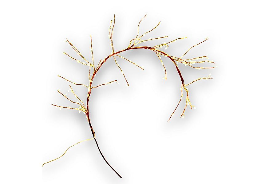 Arnusa LED-Leuchtzweig Lichterzweig 120 cm warmweiß Leuchtbaum, 160-flammig günstig online kaufen