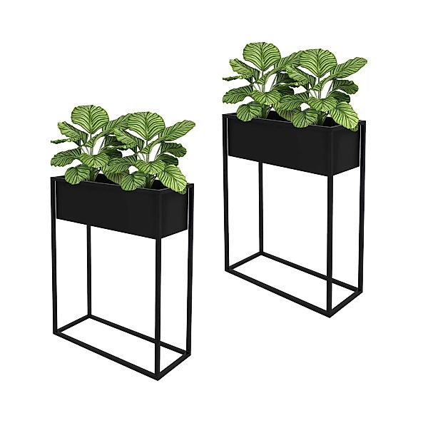 ML-Design | 2er-Set Pflanzenständer Fleur günstig online kaufen