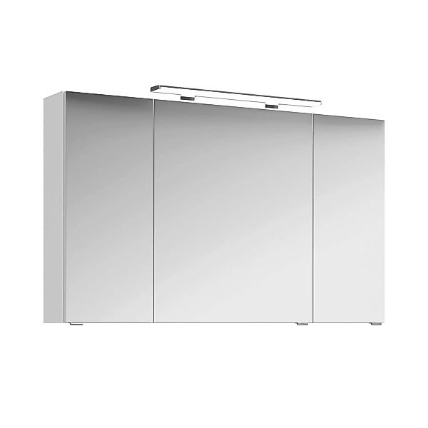 Pelipal Spiegelschrank Serie 4010 Weiß Glänzend 120 cm mit Softclose Türen günstig online kaufen
