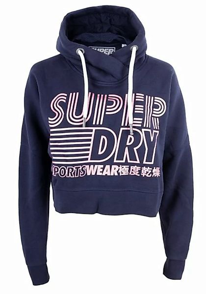 Superdry Kapuzensweatshirt Superdry Damen Hoodie Short Sportswear günstig online kaufen