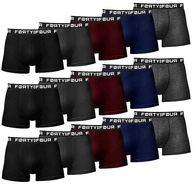 FortyFour Boxershorts FortyFour Boxershorts Herren 15 Stück S-7XL Unterhose günstig online kaufen