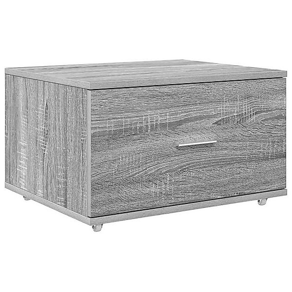vidaXL Fächerschrank Schubladenschrank Grau Sonoma Holzwerkstoff Mittel Rec günstig online kaufen