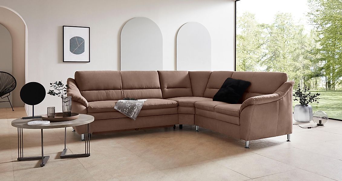 Places of Style Ecksofa "Cardoso L-Form", mit Trapezecke für mehr Sitzkomfo günstig online kaufen