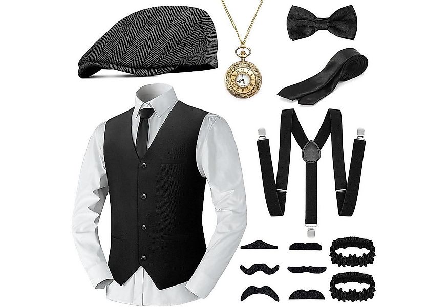 LuxusKollektion Badaccessoire-Set Hosenträger Herren 20er Jahre Peaky Blind günstig online kaufen
