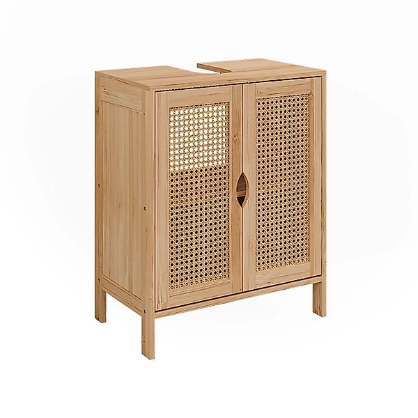 Vicco Waschbeckenunterschrank Liora Bambus 48 x 60 cm günstig online kaufen