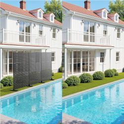 GarveeMore Paravent Metall Privatsphäre Bildschirm im günstig online kaufen