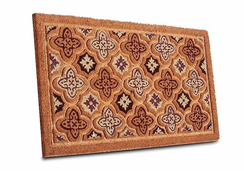 HANSE Home Fußmatte "Mix Mats Kokos Moroccan Tiles, Türmatte" rechteckig 15 günstig online kaufen