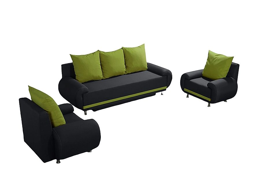 Fun Möbel Polstergarnitur Sofaset Designersofa MIKA günstig online kaufen