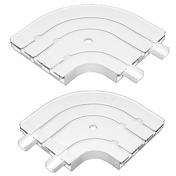 SN DECO GROUP Gardinenschiene "Rundbogen für Vorhangschiene SH (1), Paar" 3 günstig online kaufen