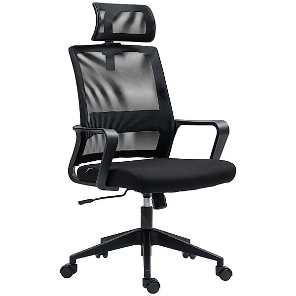 HOMCOM Bürostuhl Ergonomischer Schreibtischstuhl mit Armlehne, Verstellbar günstig online kaufen