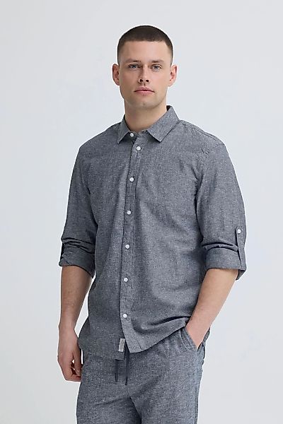 Blend Leinenhemd "BHAban Slub Linen Mix" Slub Hemd Leinen Mix günstig online kaufen