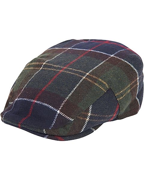 Barbour Bommelmütze Schiebermütze Gallingale Tartan Flat günstig online kaufen
