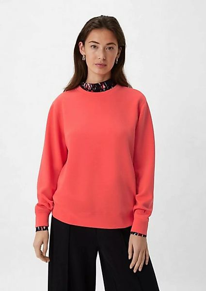 comma casual identity Sweatshirt Sweatshirt mit Rückenprint Artwork, Sticke günstig online kaufen