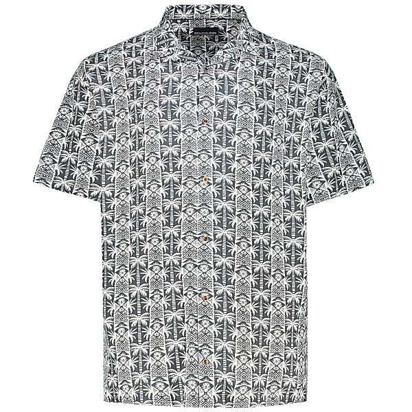 North Freizeithemd mit Allover-Muster Farbe grün Größe: 4XL günstig online kaufen