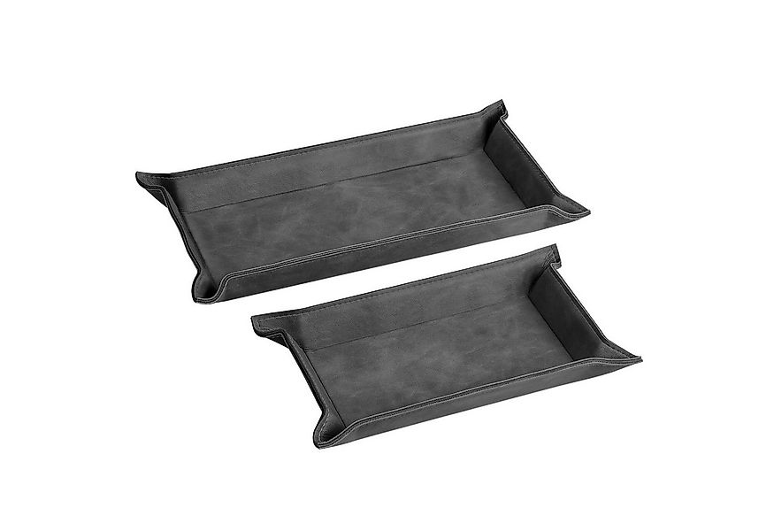 Navaris Dekotablett Lederschale aus Kunstleder - Ablage für Schmuck und Sch günstig online kaufen