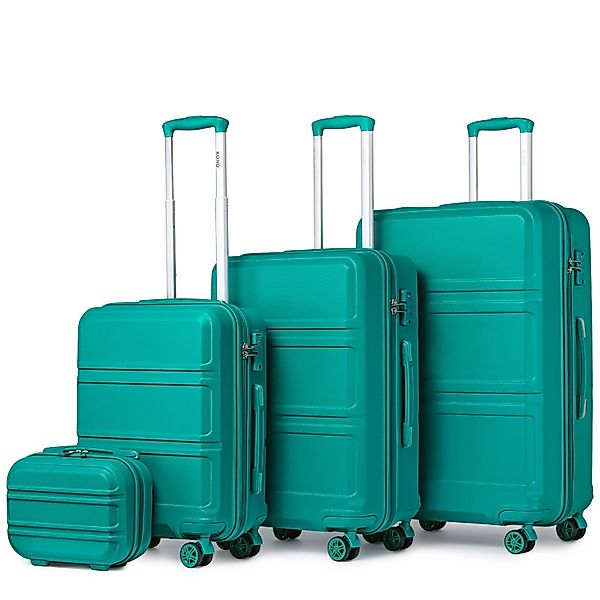 KONO Kofferset 4-teiliges Reiseset, ABS-Hartschalenkoffer (XL/L/M) günstig online kaufen