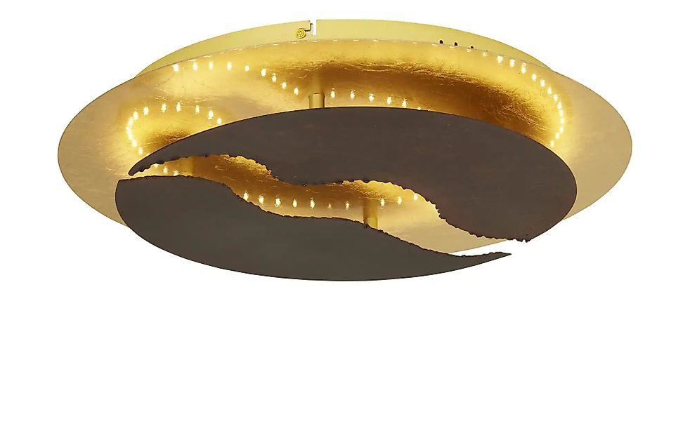 Paul Neuhaus LED-Deckenleuchte  rostfarben   ¦ braun ¦ Maße (cm): H: 8  Ø: günstig online kaufen