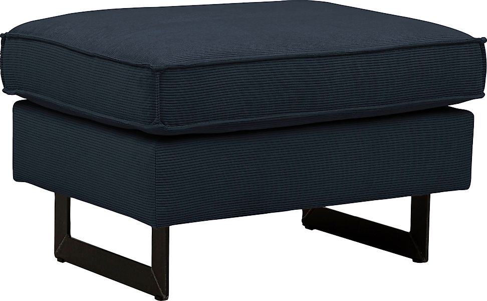 Places of Style Hocker "Pinto", mit Keder, Metallfüßen und auch in Cord Bez günstig online kaufen