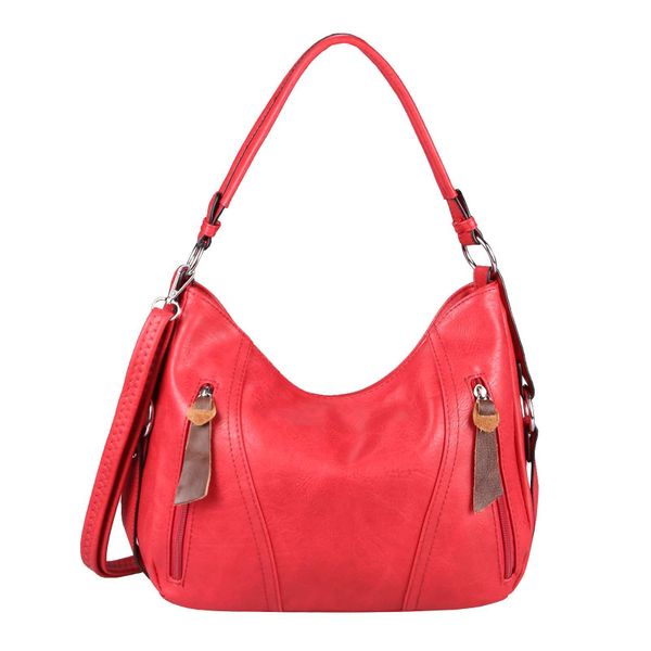 ITALYSHOP24 Schultertasche Damen Tasche Shopper Hobo-Bag günstig online kaufen