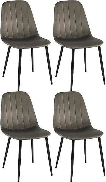 CLP Esszimmerstuhl Baxter (4er Set), gesteppter günstig online kaufen