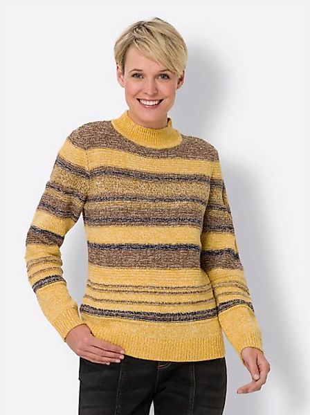 Sieh an! Strickpullover Stehkragenpullover günstig online kaufen