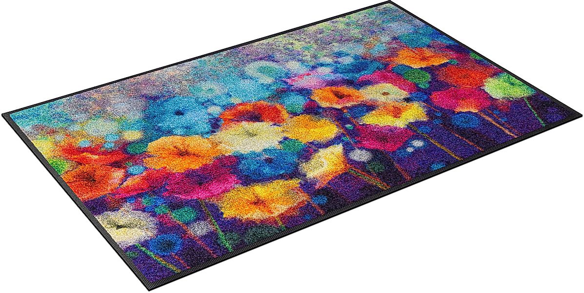 wash+dry by Kleen-Tex Fußmatte Flowerlover, rechteckig, günstig online kaufen
