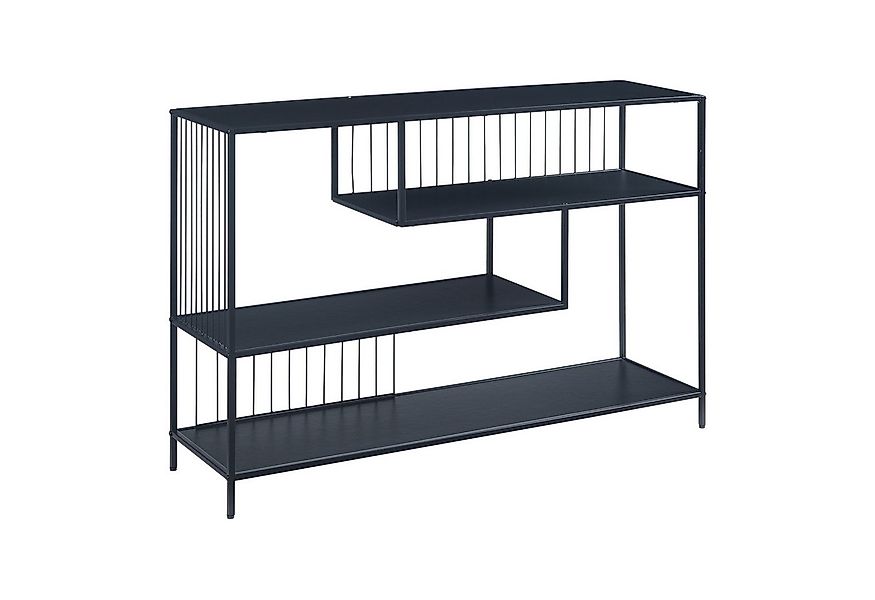 en.casa Konsolentisch, Beistelltisch »Oxelösund« 120x33x80 cm Schwarz günstig online kaufen