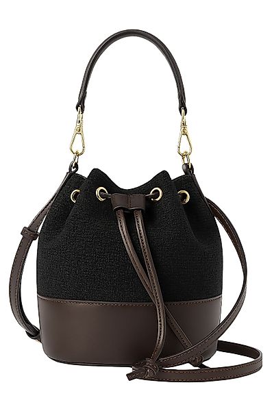 COLLEZIONE ALESSANDRO Umhängetasche "Tweed" aus echtem Leder mit Stoff günstig online kaufen