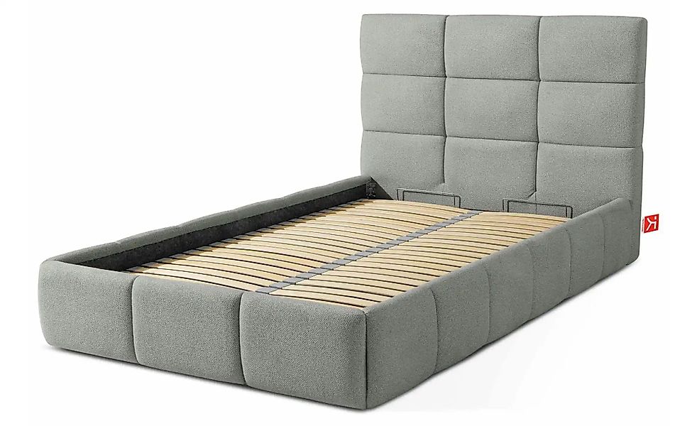 KONSIMO Polsterbett  Altos ¦ grau ¦ Maße (cm): B: 136 H: 115 Betten > Polst günstig online kaufen