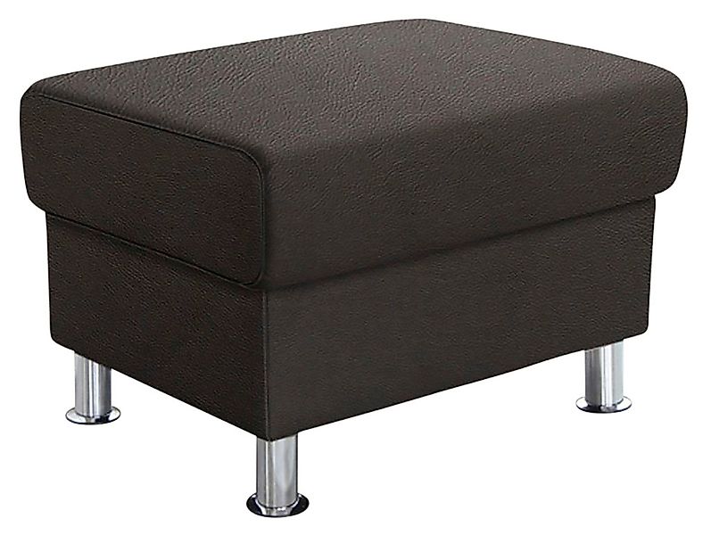 TRENDMANUFAKTUR Hocker »Rondo, Polsterhocker zur Serie, Breite 67 cm, Füße günstig online kaufen