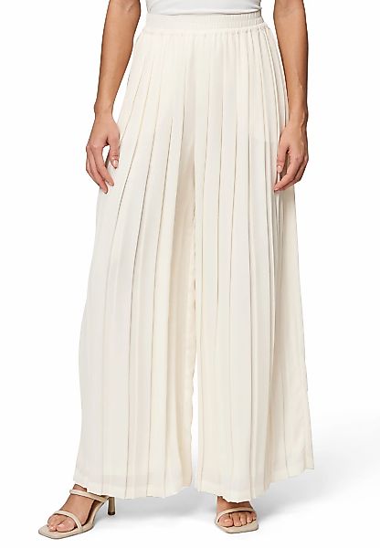 Zero Stoffhose "zero Damen Plissee-Hose mit elastischem Bund 30 Inch", Falt günstig online kaufen