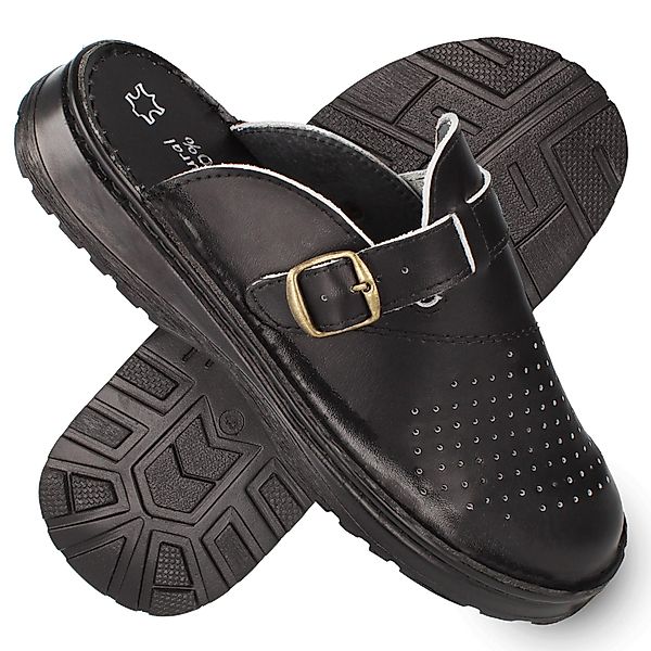 Cloque Noyon Herren Clog Leder, Schnalle, günstig online kaufen