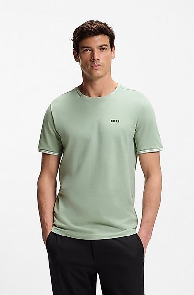 BOSS GREEN T-Shirt Taul aus softem Stretch-Baumwoll-Piqué, Regular Fit, Küh günstig online kaufen