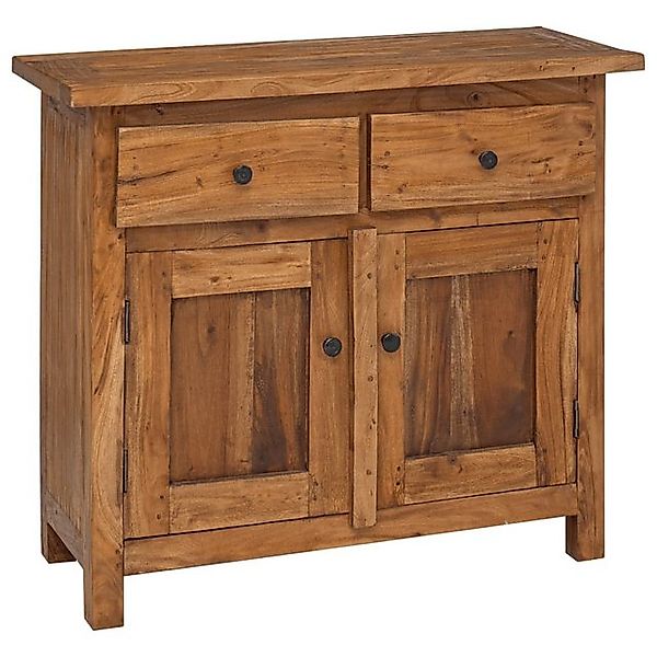 DOTMALL Beistellschrank Sideboard Massives Mahagoniholz 75x30x65 cm günstig online kaufen