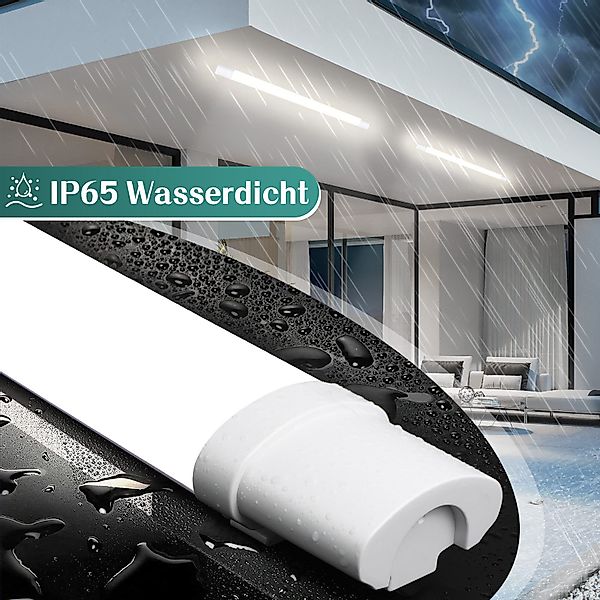 Nettlife Deckenleuchte LED Feuchtraumleuchte 90CM Led günstig online kaufen
