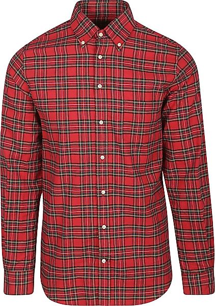 Steppin' Out Flanel Hemd Karos Rot - Größe M günstig online kaufen