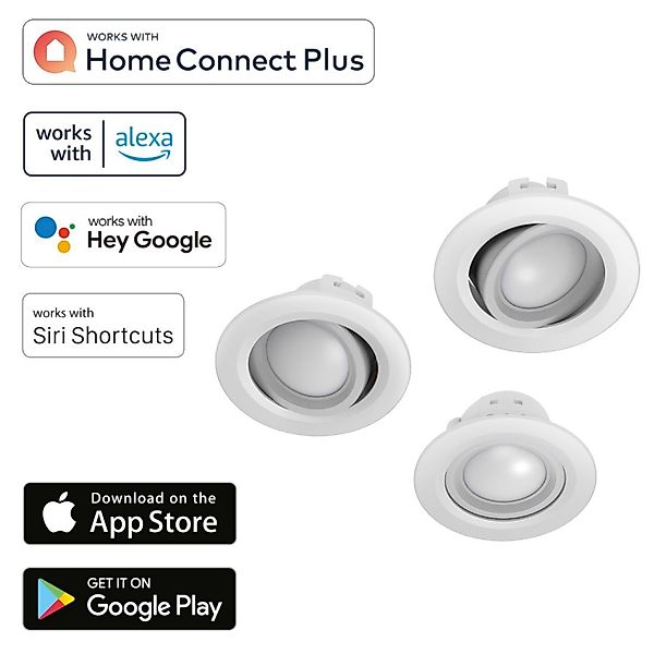 Hama LED Einbaustrahler 3x WiFi LED günstig online kaufen