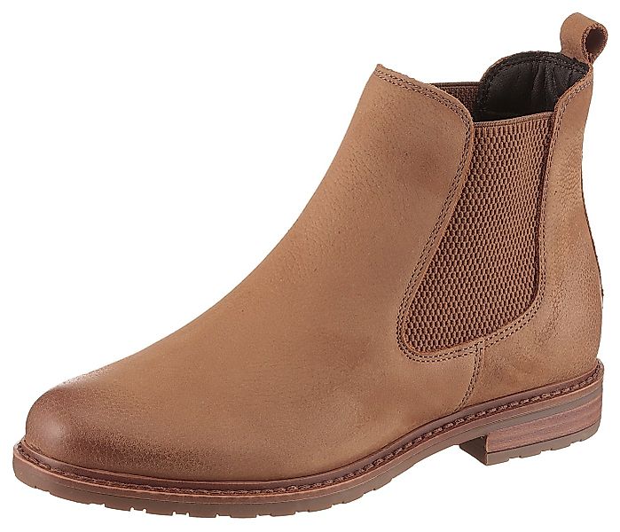 Tamaris Chelseaboots, Blockabsatz, Stiefelette, Businesschuh, Schlupfboots, günstig online kaufen